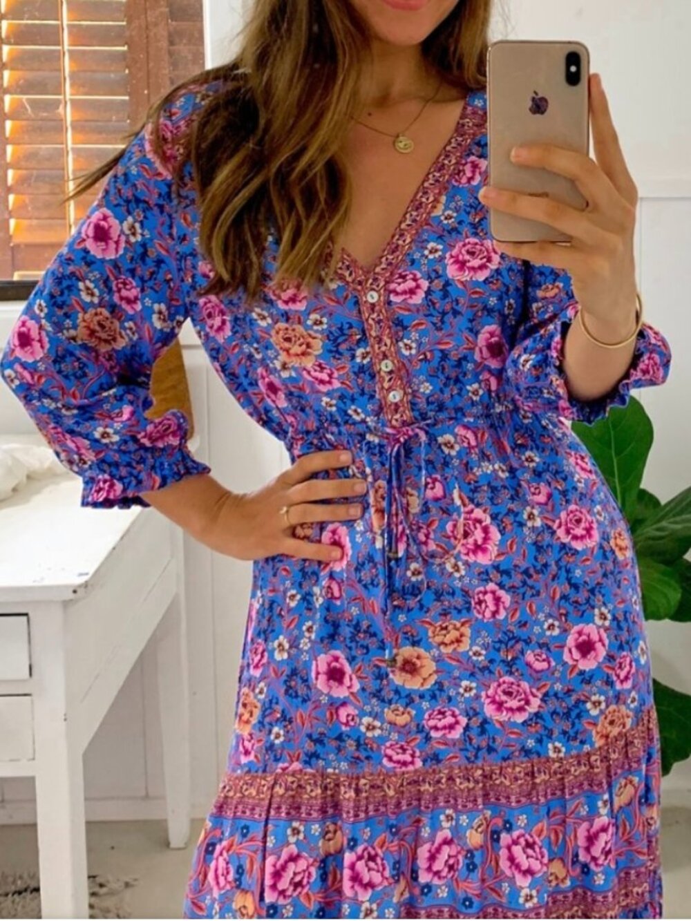 Juliette Maxi Dress in Bluebell